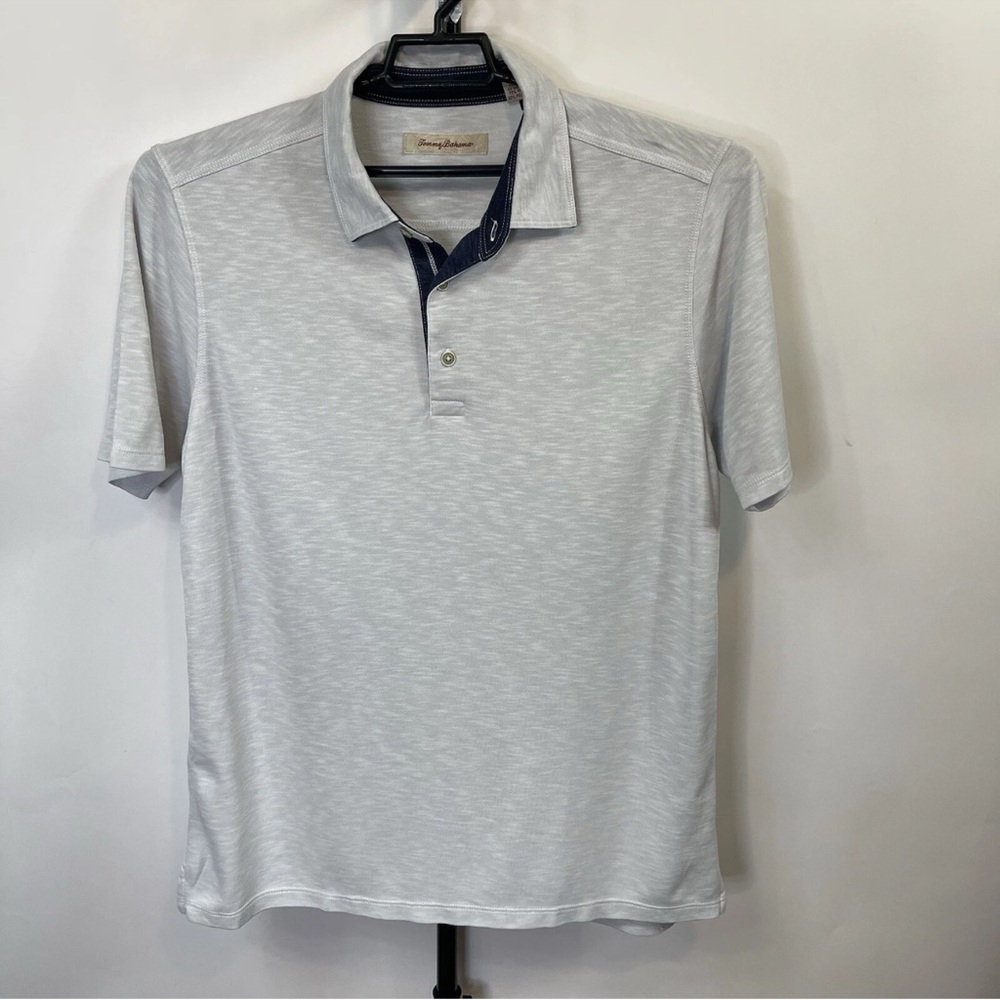 Tommy Bahama Grey Short Sleeve Shirt Size Extra Large/TG Men's